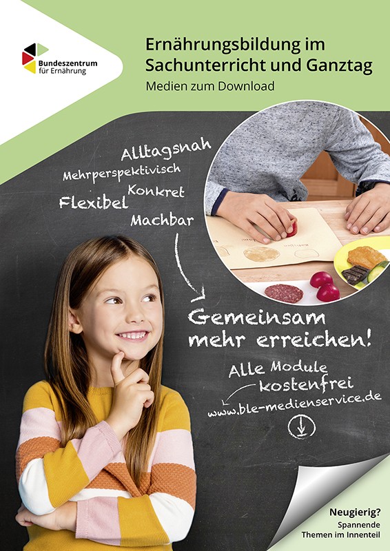 Produktbild: Ernährungsbildung im Sachunterricht und Ganztag. Öffnet die Seite zum bestellen.